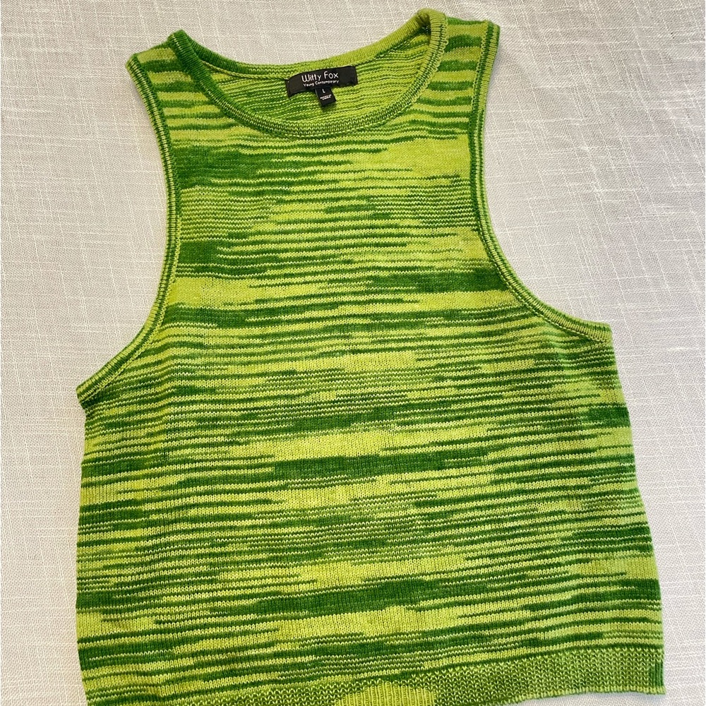 Witty Fox Green Design Top
